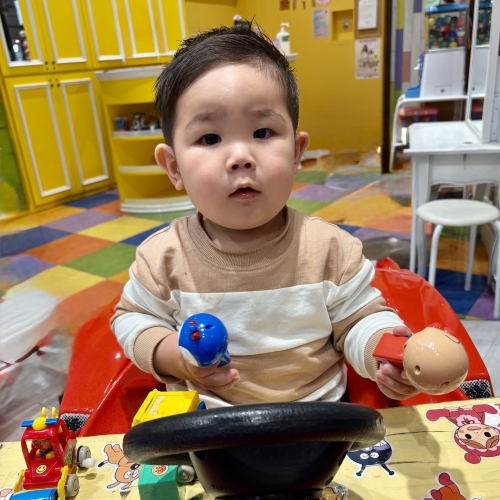 こどもの髪型　ソフトモヒカン