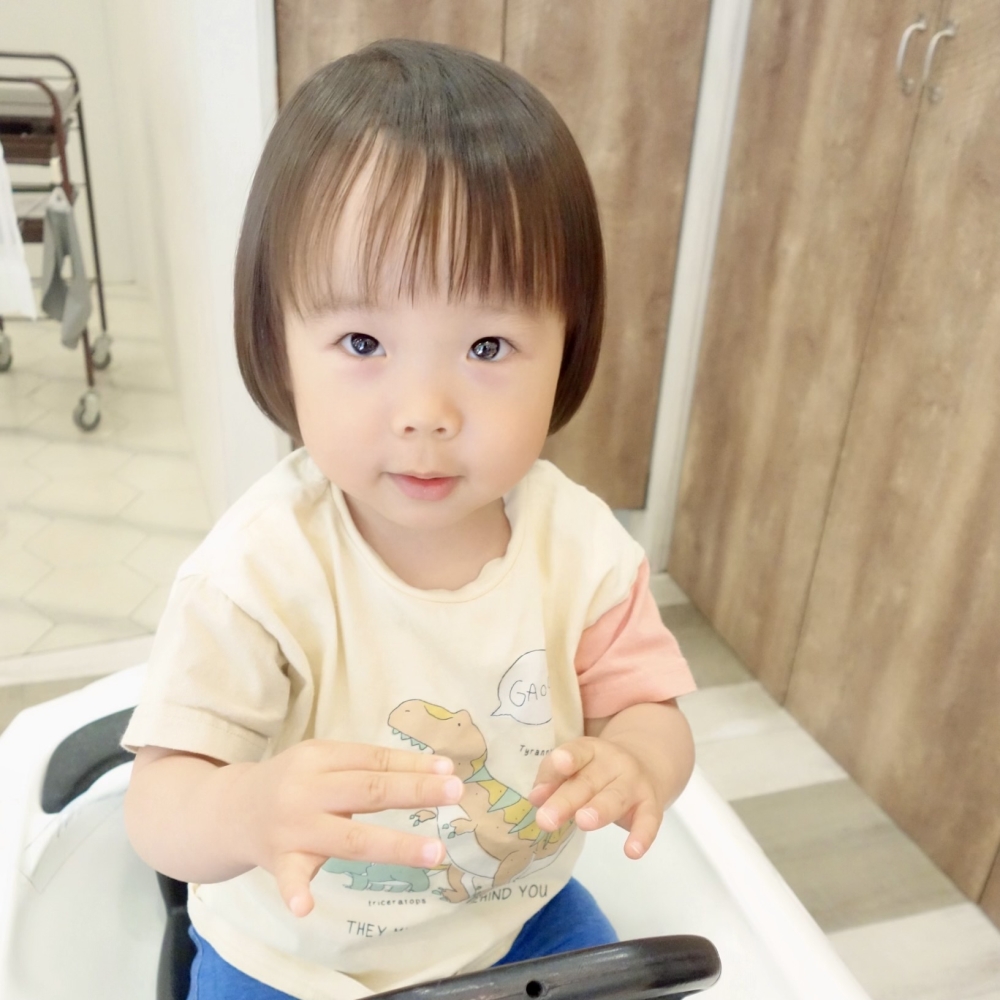 こどもの髪型　ぼぶまっしゅ