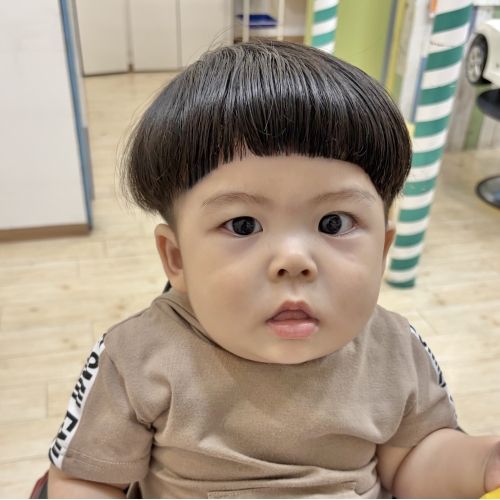 こどもの髪型　ベビーマッシュ
