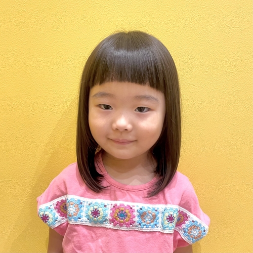 子どもの髪型　ミディアムヘア