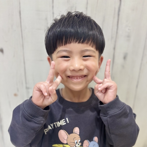 こどもの髪型 おにいさんマッシュ