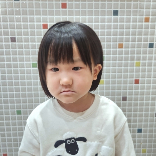 こどもの髪型　ボブ
