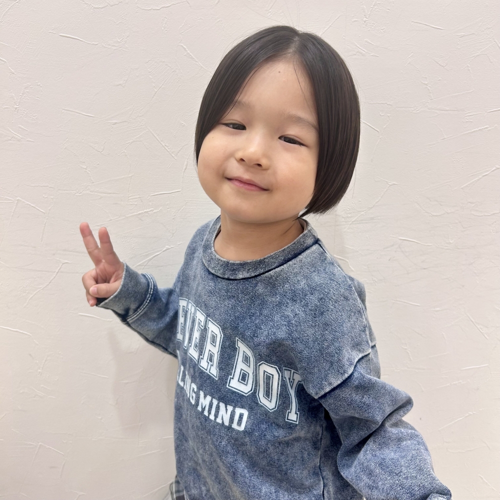 こどもの髪型　ＨＩＳＡＳＨＩ☆ボブ