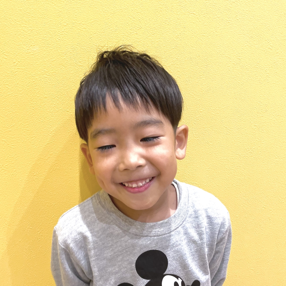 子どもの髪型  ツーブロック