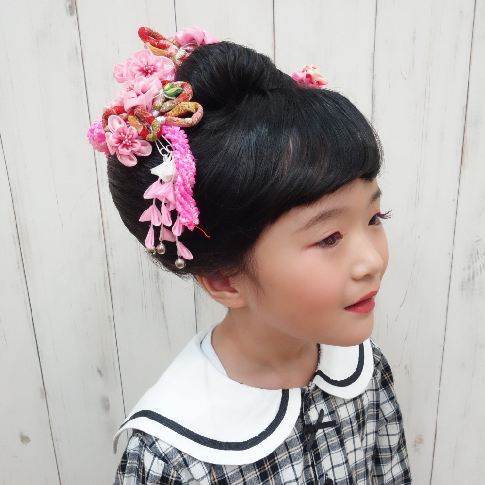 子供の髪型　日本髪