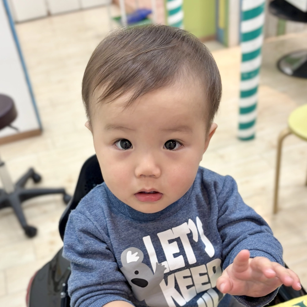 こどもの髪型　ベビー2ブロック