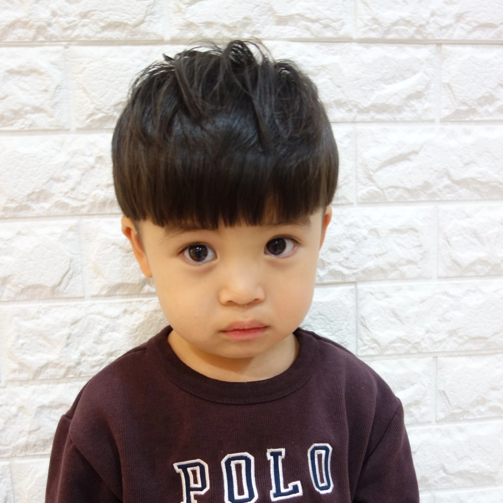 男の子　2ブロックマッシュ