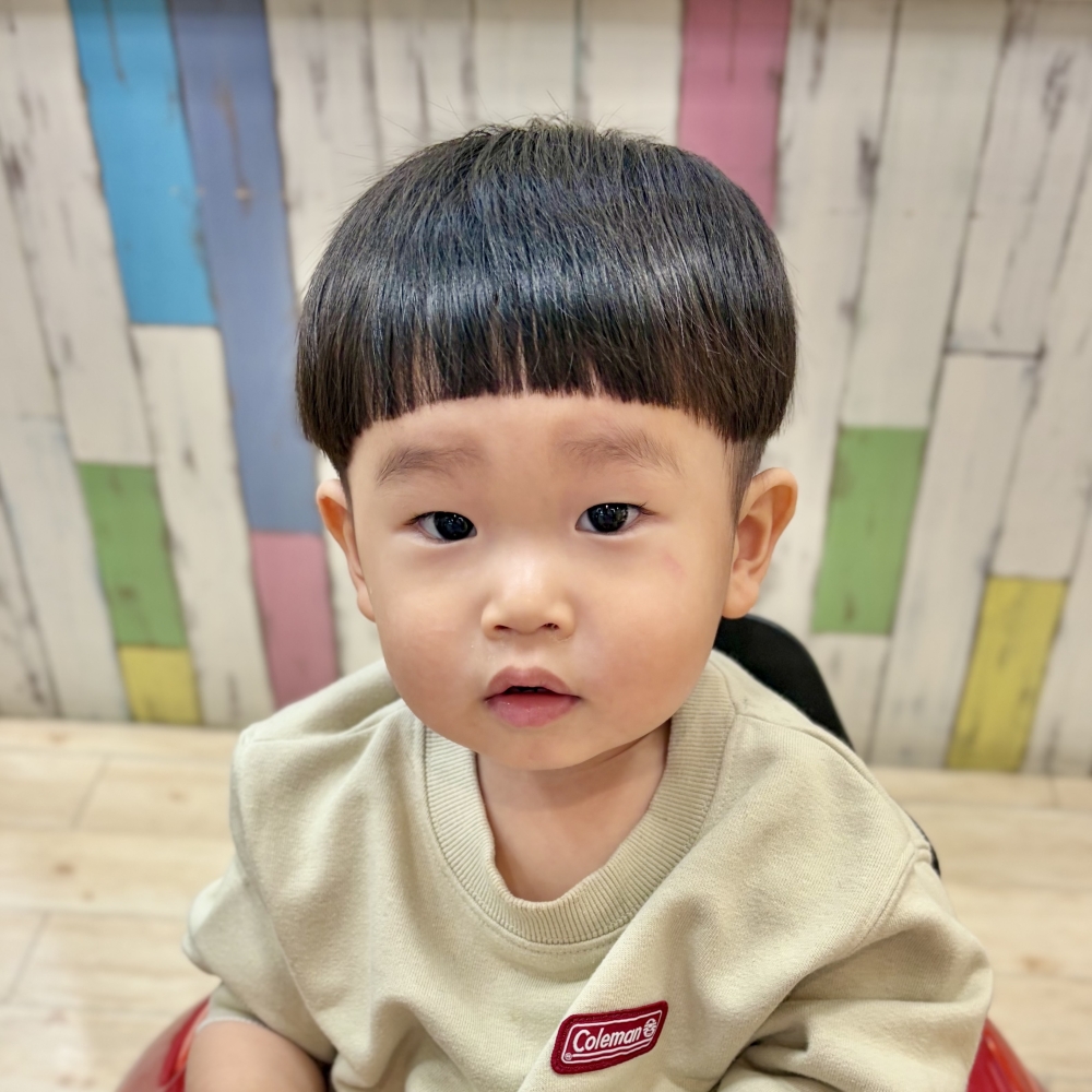 こどもの髪型　マッシュ🍄