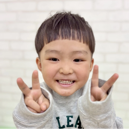 こどもの髪型　マッシュ🍄