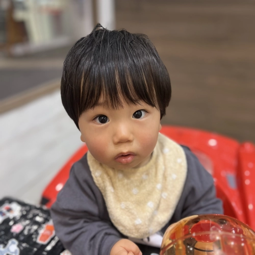 こどもの髪型　マッシュショート