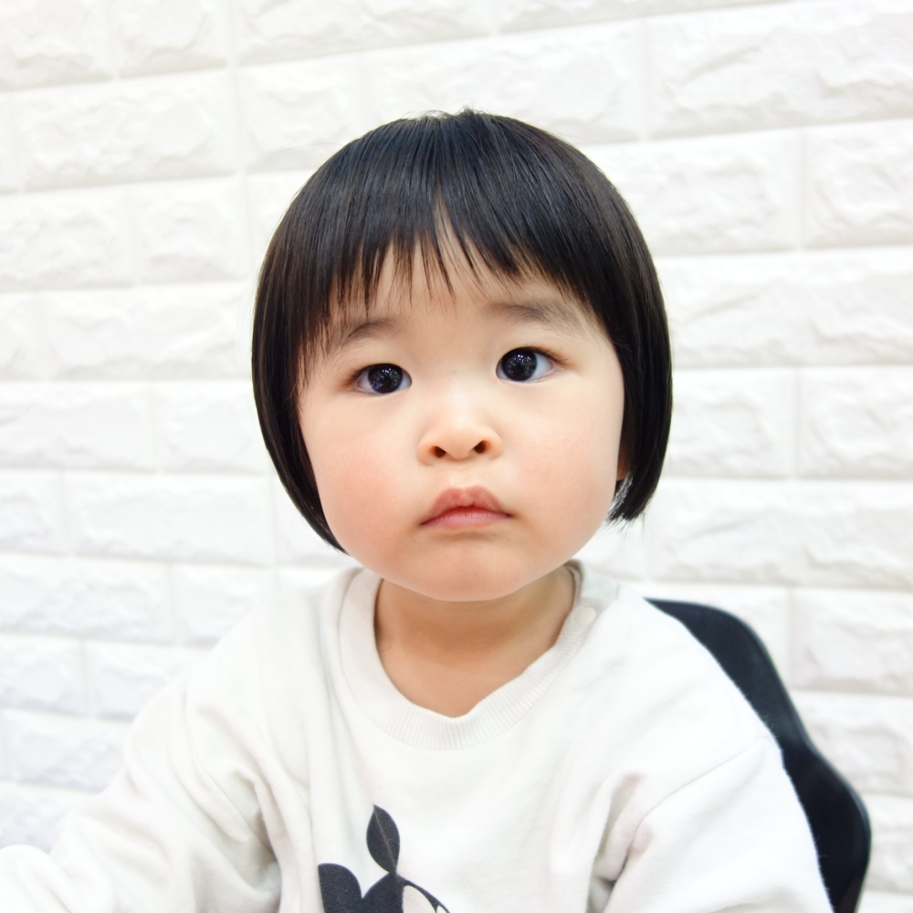 こどもの髪型　ショート