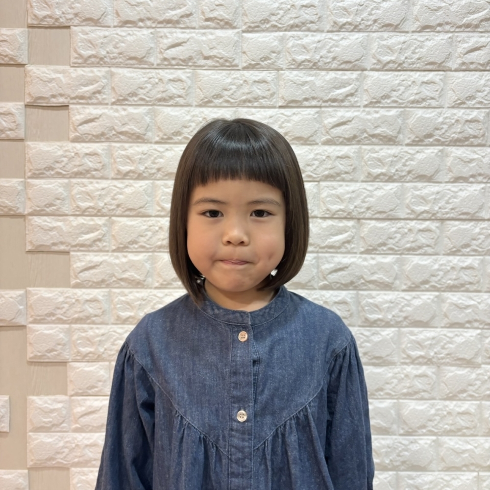 こどもの髪型　ボブスタイル