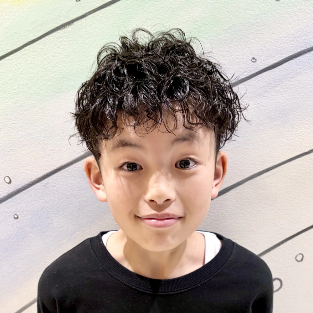 こどもの髪型　ミックスパーマ