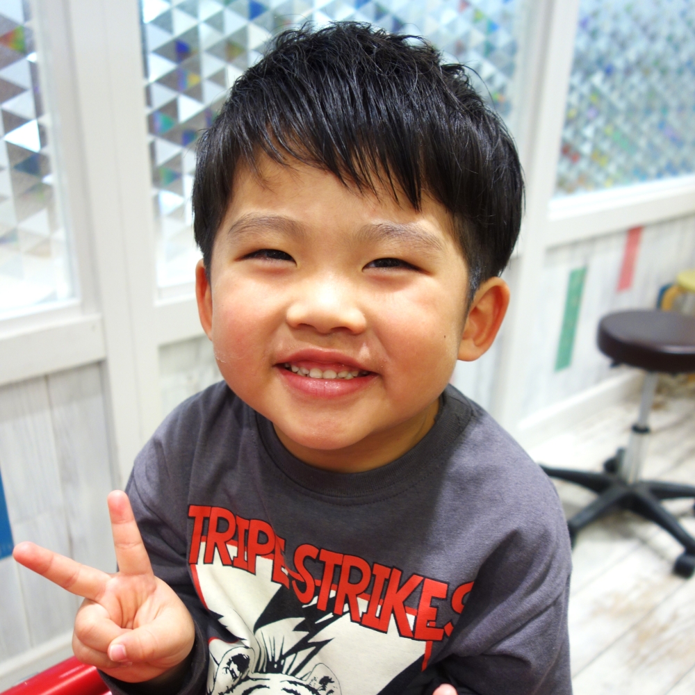 こどもの髪型 サイドツーブロック