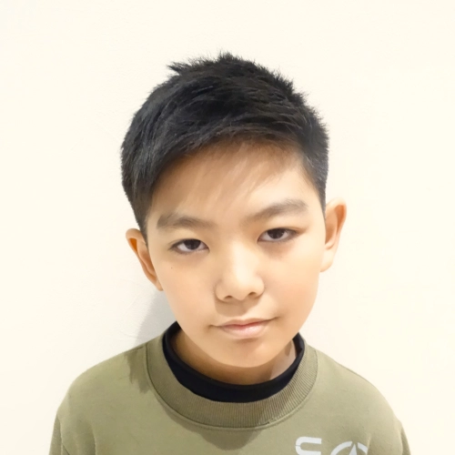 子供の髪型　ソフトモヒカン