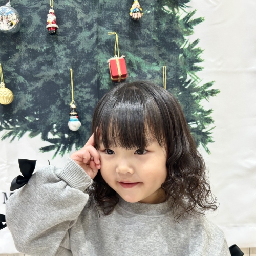 こどもの髪型　プードルパーマ