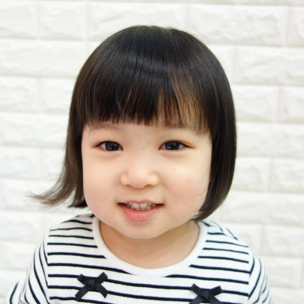 こどもの髪型ボブ