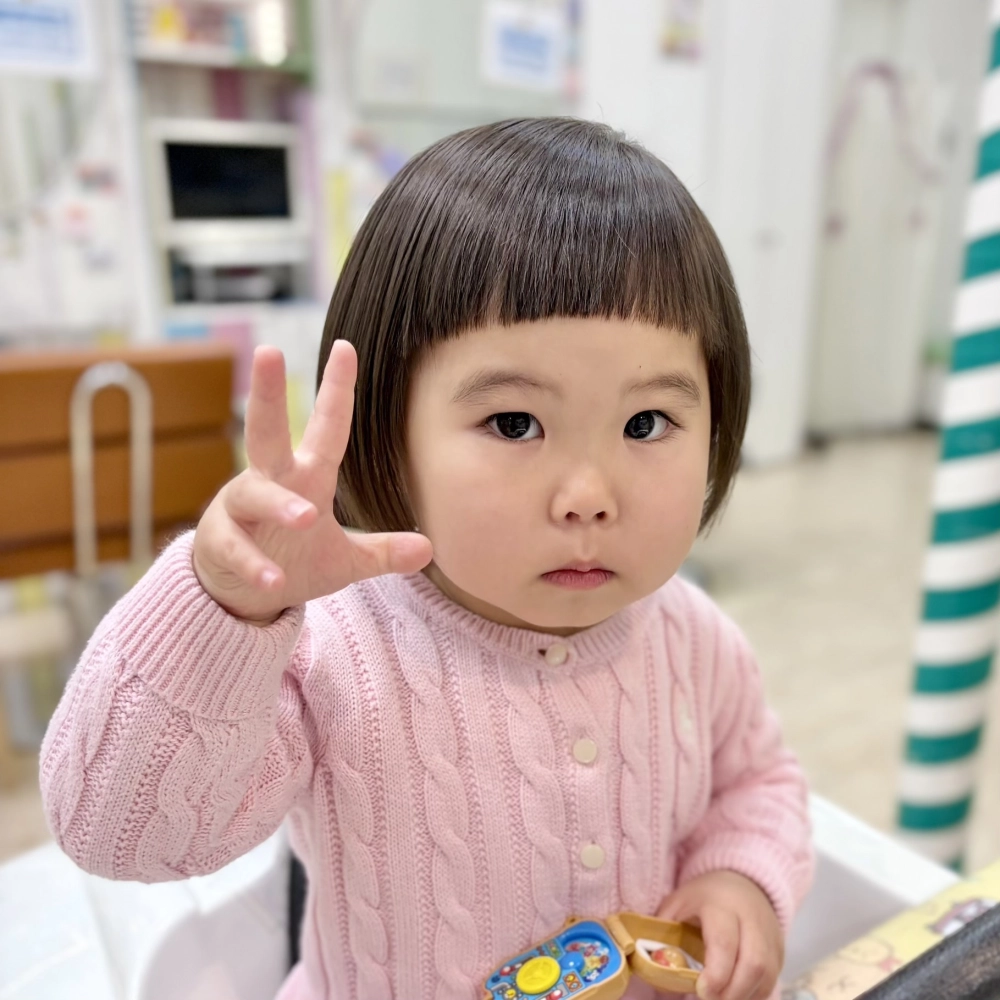 こどもの髪型　まるっとボブ