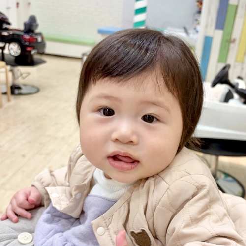 こどもの髪型　ベビーショート
