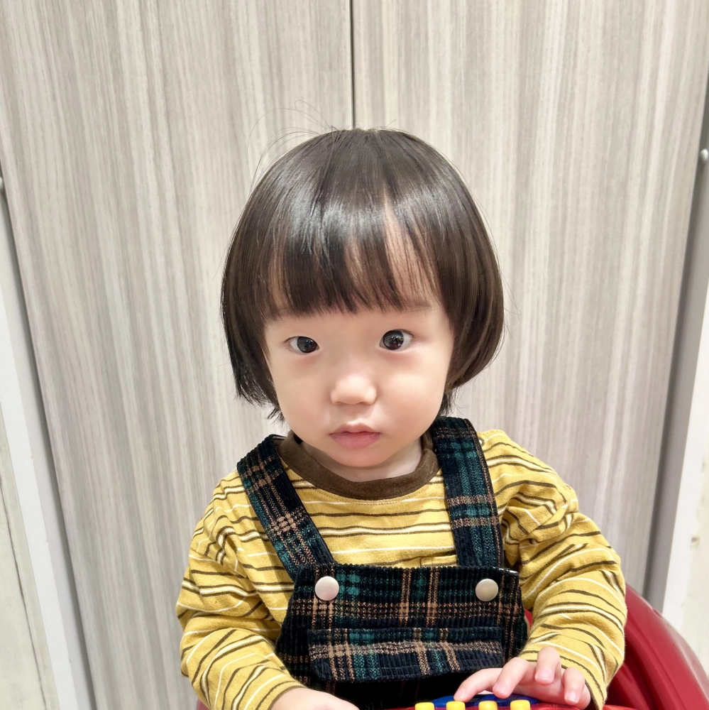 こどもの髪型　マッシュウルフ