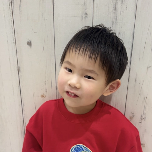 こどもの髪型　ソフモヒよりショート