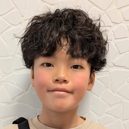 こどもの髪型　スペインカール