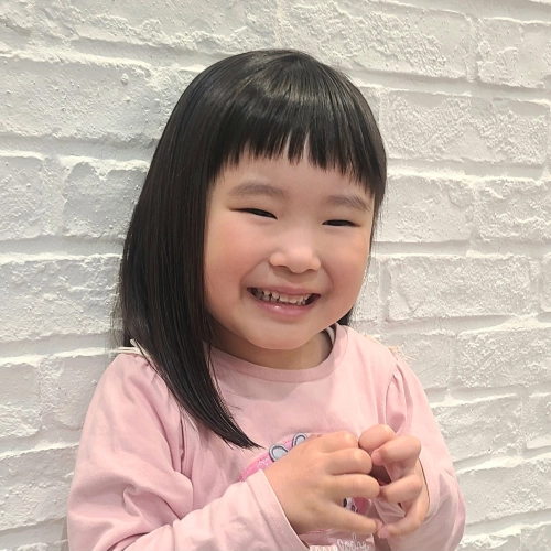 こどもの髪型　ミディアムスタイル