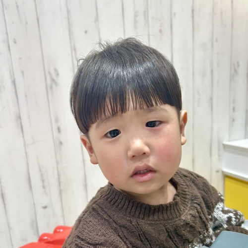 子どもの髪型　マッシュ