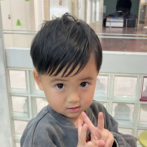 こどもの髪型　ツーブロック