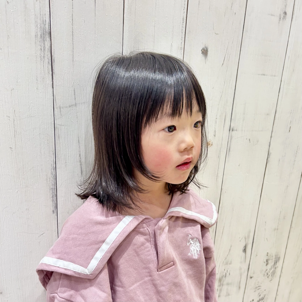 こどもの髪型　結べるレイヤー