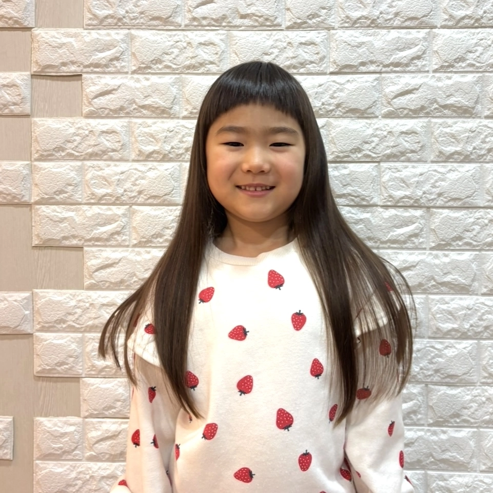 こどもの髪型　ロングスタイル