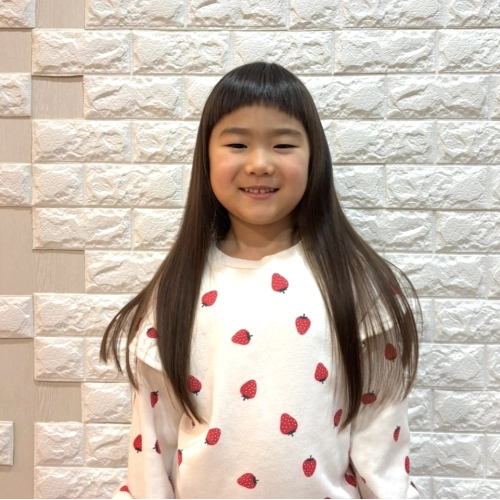 こどもの髪型　ロングスタイル