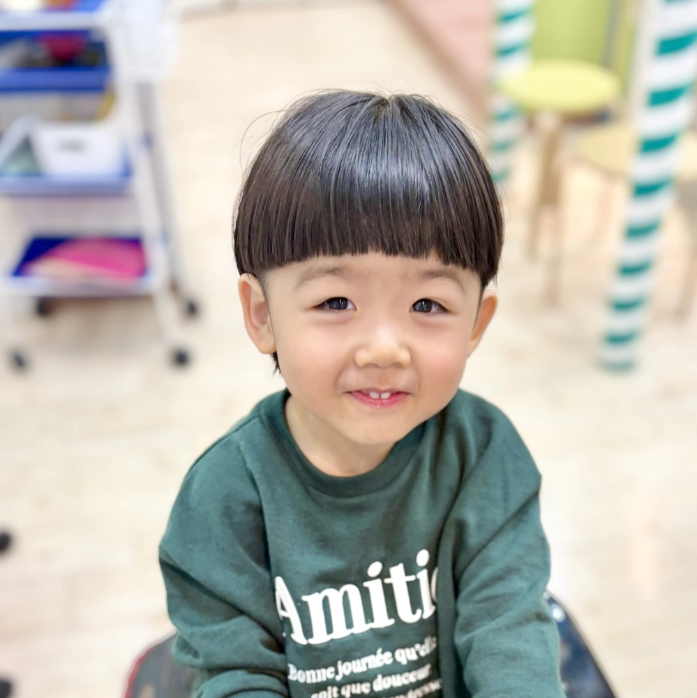 こどもの髪型　マッシュマレット！