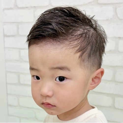 こどもの髪型　フェードショート