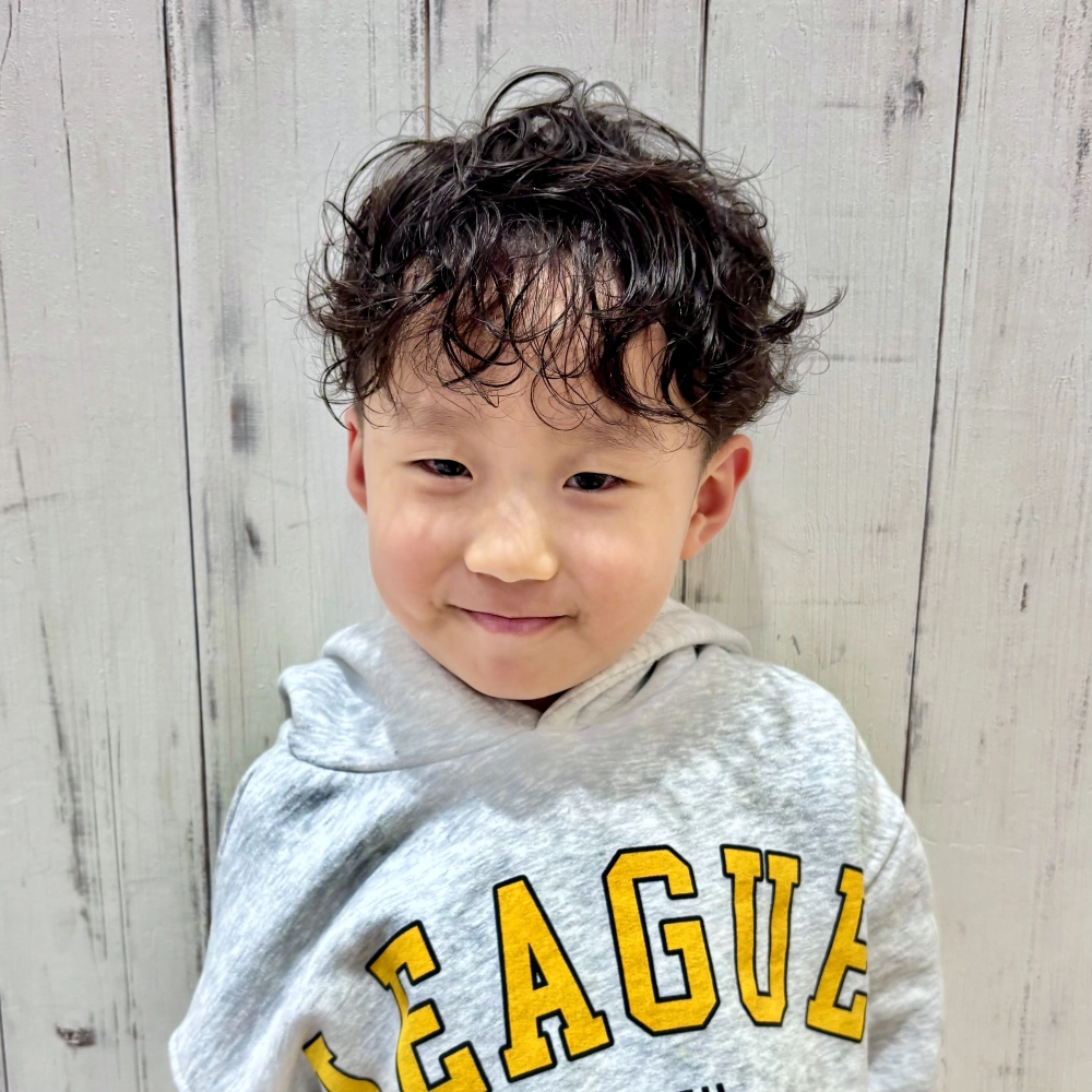 こどもの髪型 ナチュラルパーマ