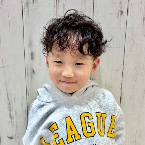 こどもの髪型 ナチュラルパーマ