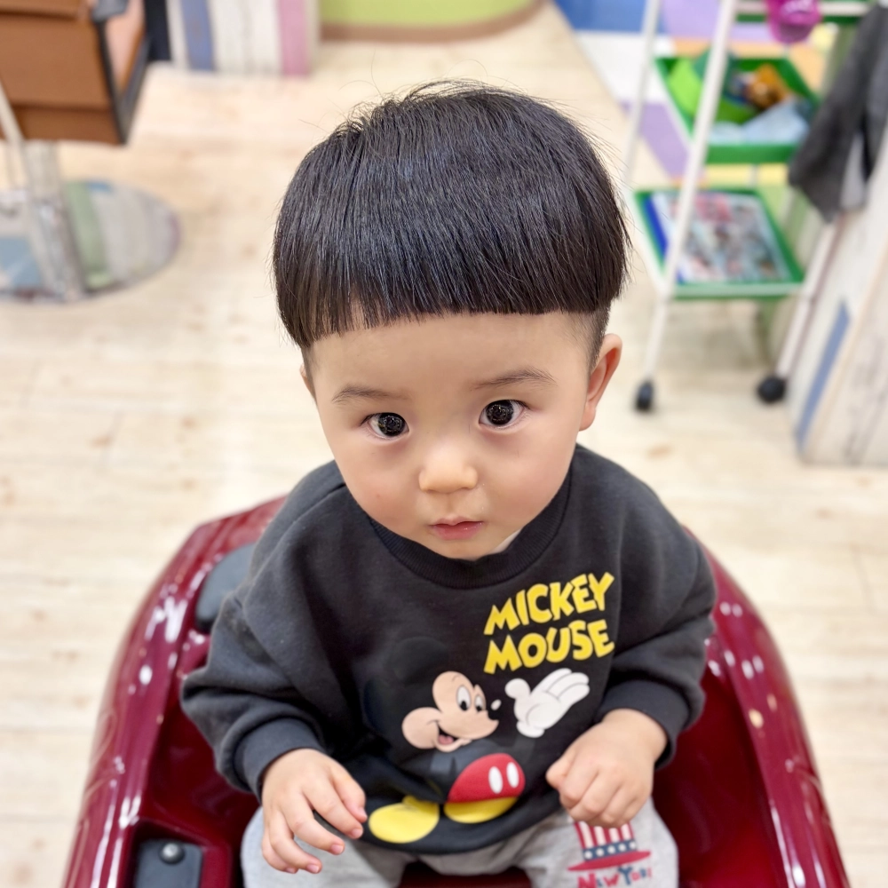 こどもの髪型　ベビーマッシュ