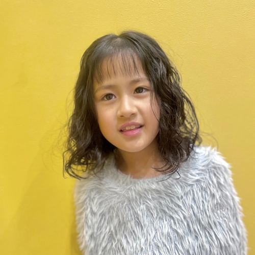 こどもの髪型 くるふわパーマ