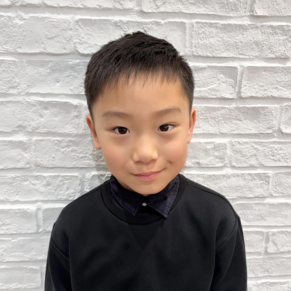 こどもの髪型　ソフモヒフェード