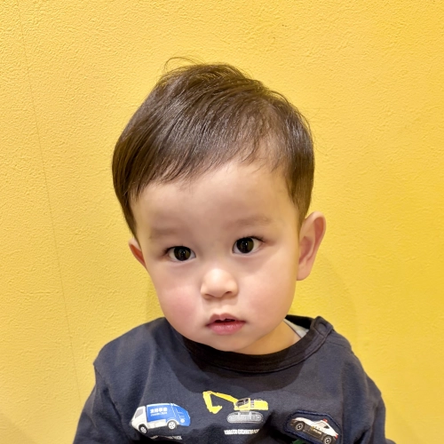 こどもの髪型　マイルド刈上げ