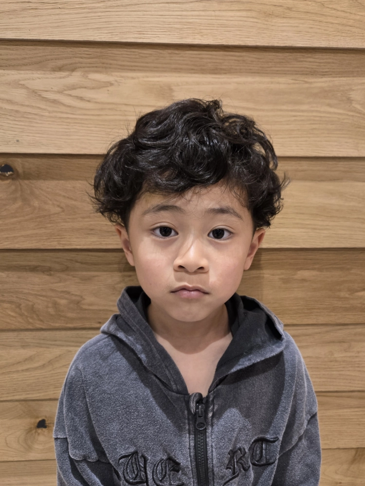 こどもの髪型　パーマ