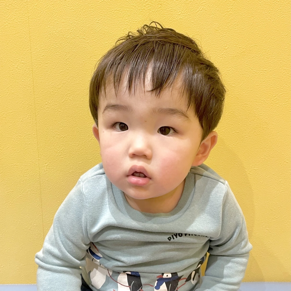 子どもの髪型 ナチュラルショート