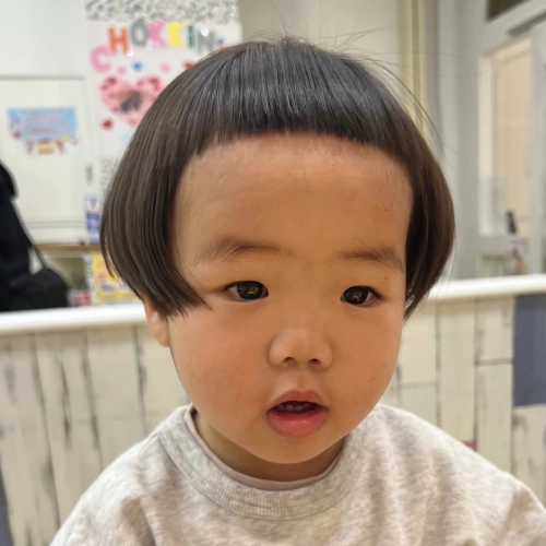 こどもの髪型　ワカメちゃん♡