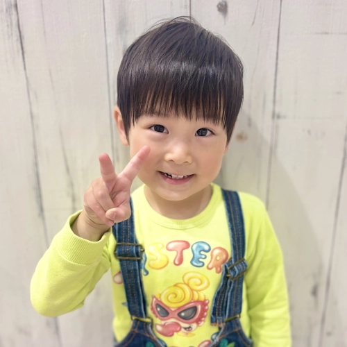 こどもの髪型 ラウンドショート