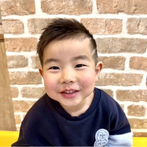 こどもの髪型　ソフトモヒカン