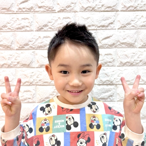 こどもの髪型　ソフトモヒカン